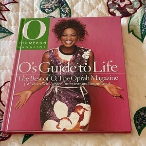 O, The Oprah Magazine: O's Guide to Life - Pink Hardcover Book 2007